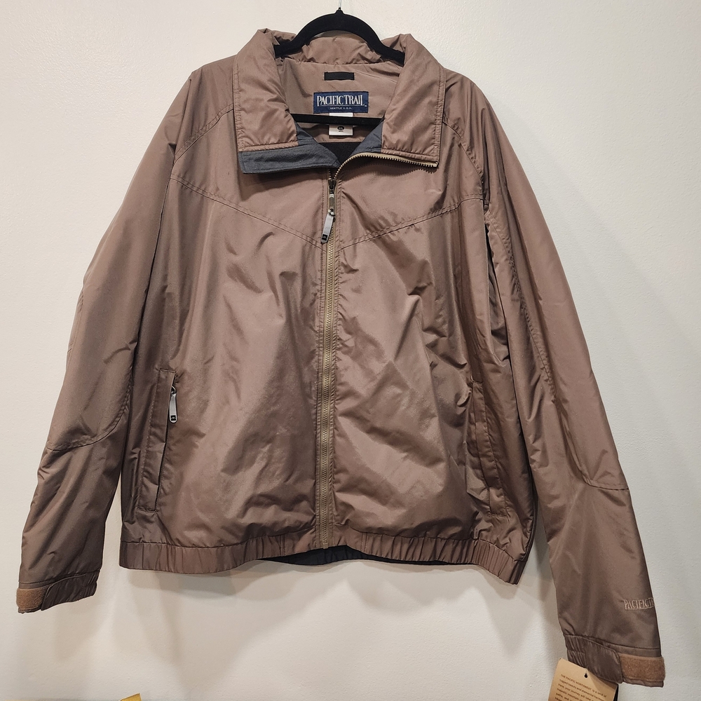 Pacific Trail Men's Tan Windbreaker